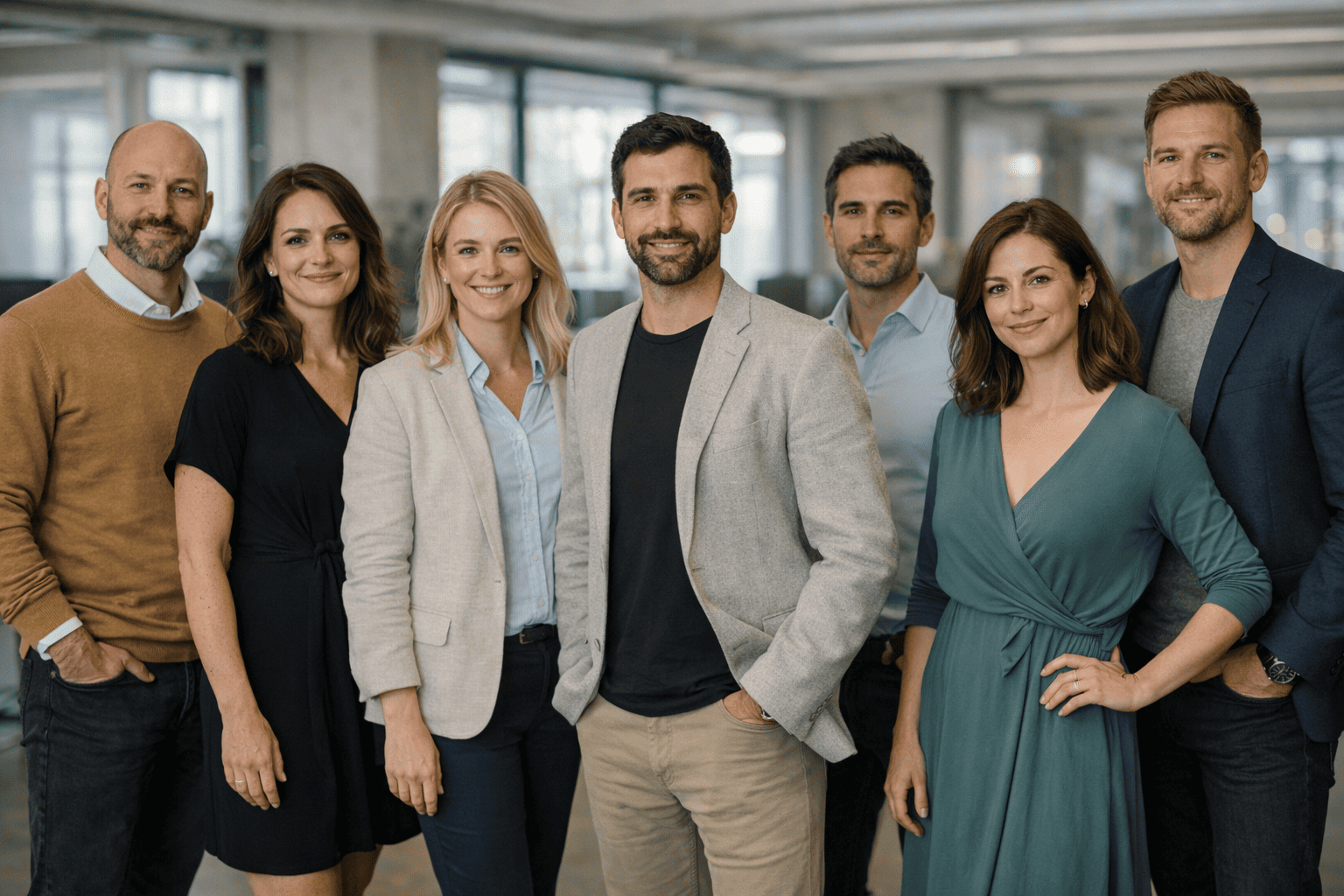 Team working on AI trading platform — Bohats Fondí